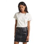 Pepe Jeans Kadın Halina T-Shirt, Beyaz (Mousse White), S