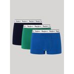 Pepe Jeans Koyu Mavi Erkek Boxer PMU11145 581 SOLID TK 3P