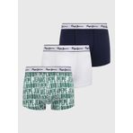 Pepe Jeans Koyu Yeşil Erkek Boxer PMU11148 654 AO LOGO TK 3P