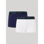 Pepe Jeans Lacivert Erkek Boxer PMU11141 595 SOLID LR TK 2P