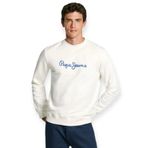 Pepe Jeans New Joe Crew erkek sweatshirt, beyaz (off-beyaz), M