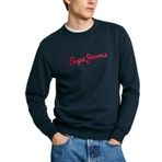 Pepe Jeans New Joe Crew erkek sweatshirt, Mavi (Dulwich Blue), L