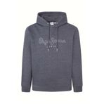 Pepe Jeans New Nouvel kapüşonlu erkek sweatshirt, Gri (grafit grisi), L
