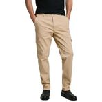 Pepe Jeans Straight Paça Bej Erkek Kargo Pantolon PM211641-840 SLIM CARGO TWILL
