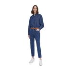 Pepe Jeans Yüksek Bel Düz Paça Regular Straight Koyu Mavi Denim Pantolon, 26, 5003160561, Koyu Mavi, Kadın