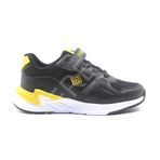 PEPİNO 1335 Siyah Sarı Unisex Çocuk Spor Ayakkabı