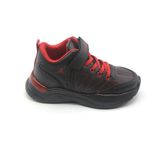 PEPİNO 1522 Siyah Kırmızı Unisex Çocuk Spor Bot