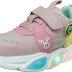 Pepino 1802 Hafif Cırtlı Işıklı İthal Bebe Spor Ayakkabı