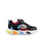 Pepino 1901 Patik Siyah Kırmızı Unisex Çocuk Günlük Ayakkabı 1901-PATIK-SIYAH-KIRMIZI Siyah