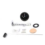 Pepisky 2 '' 52mm Yakıt Seviyesi Göstergesi, Pointer 12 V Araba Yakıt Tankı Ölçer LED Aydınlatmalı Jant Otomotiv Göstergeleri ile Bağlantı Parçaları
