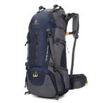 Pepisky 60L Yürüyüş Sırt Çantası Suya dayanıklı Açık Spor Trekking Dağcılık Seyahat Sırt Çantası Erkekler ve Kadınlar için Ayakkabı Bölmesi ile