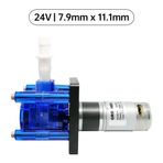 Pepisky DC 24V Peristaltik Pompa Büyük Akış Oranı Sıvı Dozaj Pompası 1200ml/dak Akvaryum Latuvarı Kimyasal Analiz Dozaj Katkı Maddeleri için Gıda Sınıfı Silikon Tüplü 3 Silindir