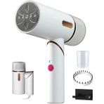 Pepisky Giysiler için Buharlı Pişirici - 1600W Üçüncü Vites Seyahat El Tipi Giysi Buharlayıcısı, 250ml Mini Taşınabilir Kumaş Giysi Kırışıklık Gici, 2'si 1 Arada Katlanabilir Buhar ve Ütü, 20 sn Hızlı