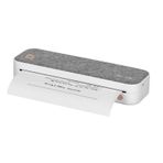 Pepisky Orijinal A4 Kağıt Yazıcı Direkt Termal Transfer Kablosuz Yazıcı Mobil 210mm Mini Mobil Fotoğraf Yazıcısı 1 Rulo Termal Kağıt Desteği ile USB BT Bağlantısı 2''/3''/4'' Kağıt Genişliği Baskı