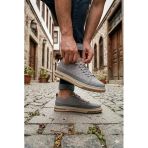 Pepita E385 Rahat Hafif Keten Özel Tasarım Spor Sneaker Erkek Ayakkabı