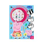 Peppa Pig Eğlenceye Açılan Pencere Çıkartmalı Boyama Kitabı - Kolektif