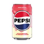 Pepsi Strawberries 'n' Cream Flavour Zero Sugar 330ml