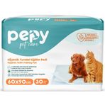 Pepy 60x90 cm 30'lu Kedi ve Köpekler için Kaydırmaz Yapışkanlı Çiş Pedi