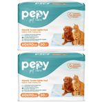 Pepy 60x90cm 2X30 Evcil Hayvan Tuvalet Eğitim Pedi