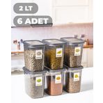 Per-Class 2 l 6'lı Organizer Etiketli Saklama Kabı