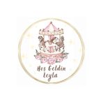 Pera İSME ÖZEL ATLI KARINCA TEMA ETİKET/STİCKER DOĞUM, DOĞUM GÜNÜ YUVARLAK 4 CM 100 ADET