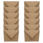 Pera İstanbul 12 Adet Kraft Mektup Zarfı 13x18cm 100gr Renkli Kraft Kağıdı ile Kaliteli Kullanım