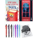 Pera Palas'ta Gölge Oyunu ve Kitap Kurdu Olmak İstemeyen Maya 2'li Set - Kalem