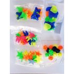 Pera Pelis 5 Paket Jant Süsü Renkli Plastik Yıldız ve Kalp Şekilli Bisiklet Aksesuarı