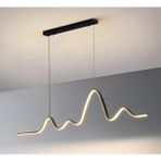 Pera Teknoloji / Worm / Sarkıt Avize / 120 cm / Antrasit Kasa / 3 Renk Işık