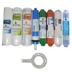 Pera Water Açık Kasa Su Arıtma Cihazlarına Uygun Pallas Mebran 8'li Alkali Mineral Detox Filtre Seti ve Açma Anahtarı