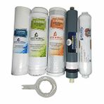 Pera Water Açık Kasa Su Arıtma Cihazlarına Uygun Platinium 80 Gpd Mebranlı 5'li Filtre Seti ve Açma Anahtarı