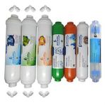 Pera Water Kapalı Kasa Su Arıtma Cihazlarına Uygun Mebransız 7'li Alkali Mineral Detox Filtre Seti
