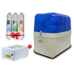Pera Water Radyan 6 Aşamalı Canlı Su Hidrojen +Mineral+Alkali+ Anti Bakteriyel +Antioksidan Pompalı Su Arıtma Cihazı