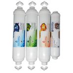 pera water treatment systems kapalı kasa su arıtma cihazlarına uygun mebransız inline 4 lü filtre seti