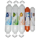 pera water treatment systems kapalı kasa su arıtma cihazlarına uygun mebransız inline 5 li mineral filtre seti