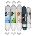 pera water treatment systems kapalı kasa su arıtma cihazlarına uygun Platinium 80 gpd inline 5 li filtre seti