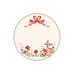 PeraCreations İsme Özel Ceylan Tema Yuvarlak Bebek Kuşe Sticker/ Etiket 4 Cm 100 Adet