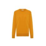 Peraluna MATEO O NECK PULLOVER Yumuşak Tuşeli Mevsimlik Erkek Triko Kazak - Hardal