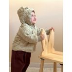 Peramore Kız Erkek Bebek Çocuk Kapitone Mont - Açık Su Yeşili Melanj - 3 - 4 Yaş