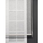 Peraper Perde Çizgi Desenli Çiftli Sistem Tül Stor (100X200)