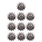 Perçin Vidalı Set, Güneş -Shape Perçinler Giyim Ayakkabıları İçin 10 Mm Metal Metal Oyunlar