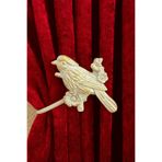 Perde Aksesuarı Polyester Kolbağı Perde Tutucu Kuş Model Premium Perde Demiri 1 Adet Beyaz03
