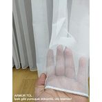 Perde Alemi Armür İnci Keten Sık Pile 1-3 500x250 cm Tül Perde