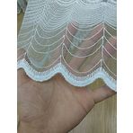 Perde Alemi Brode İşlemeli Normal Pile 1-2.5 100x250 cm Tül Perde