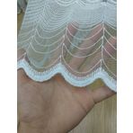 Perde Alemi Brode İşlemeli Normal Pile 1-2.5 450x260 cm Tül Perde