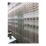 Perde Alemi Enine Çizgili Bantlı Spor Sık Pile 1-3 550x250 cm Tül Perde