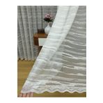Perde Alemi Enine Çizgili Etek Ucu Desenli Sık Pile 1-3 550x250 cm Tül Perde