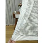 Perde Alemi Geometrik Desenli Etek Katlamalı Normal Pile 1-2.5 400x260 cm Tül Perde