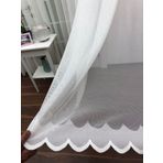 Perde Alemi Özel Örme Dokulu Seyrek Pile 1-2 500x250 cm Tül Perde