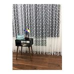 Perde Alemi Yıldız Desen Sık Pile 1-3 450x260 cm Tül Perde